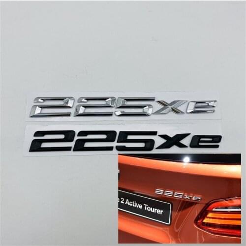 For BMW 2 Series F45 Active Tourer 2014+ 225xe Rear Tail Boot Emblem Logo Badge Letters Script Stickers