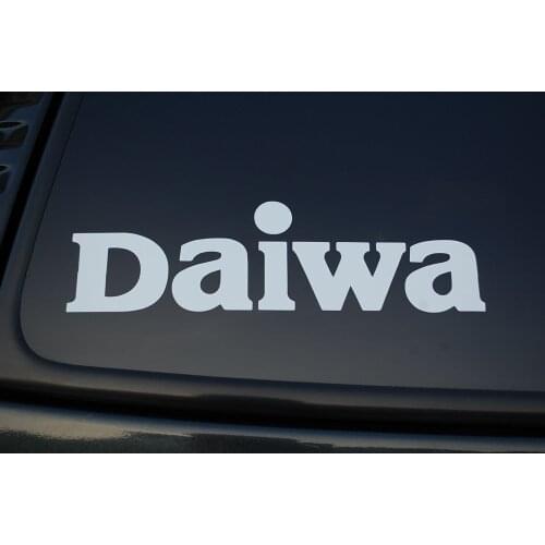 For Daiwa Fishing Rods And Reels Vinyl Sticker Decal (V215) Choose Size!! Fish Boat Car Styling