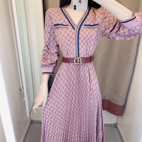 Модные платья в клетку Elvvqp China At AliExpress