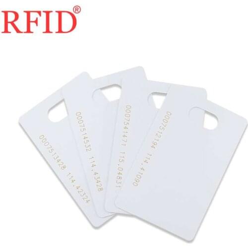 ID 125khz EM4100 Hole Size 20*10MM Only Read Keychains RFID Card Proximity Token Tags Key Keyfobs Wholesale New Fast Shipping 20