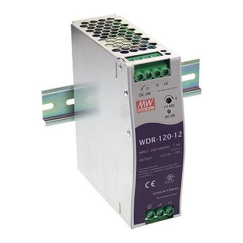 Meanwell power supply WDR-120 120W Single Output Industrial DIN RAIL Power Supply