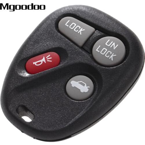 Mgoodoo AB00204T Replacement 4 Button Keyless Remote Key Shell Case Fob For Buick LeSabre Century Regal Pontiac Chevrolet Cobalt