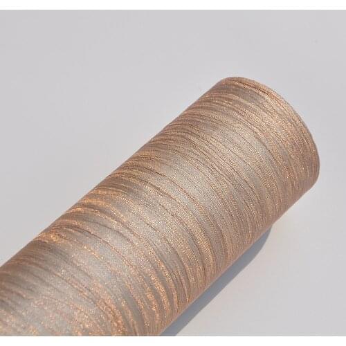 MY WIND Gauze Water Ripple Fish Wire Mesh Porpoise Bottom Indian Tan Metallic Weave Wholesale Wall Paper Home Decor Wallpaper