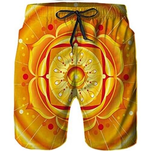 Mens Swim Trunks Quick Dry Beach Shorts, Swimming Board Pants with Mesh Lining and Pockets