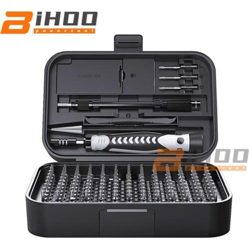 130 in 1 Screwdriver Set of Screw Driver Bit Set Multi-function Precision Mobile Phone Repair Device Hand Tools Torx Hex