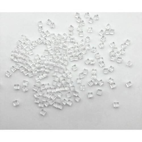 New Arrival! 6000pcs Clear Acrylic Square Beads For Handmade Jewelry Necklace/Earrings DIY Parts,Jewelry Findings&Components
