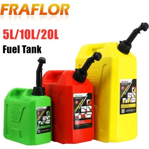5L 10L 20L Liter Plastic Spare Fuel Cans Oil Diesel Gasoline Container Jerrycan Oil Motorcycle Car Oil Petrol Can Canister Tanks