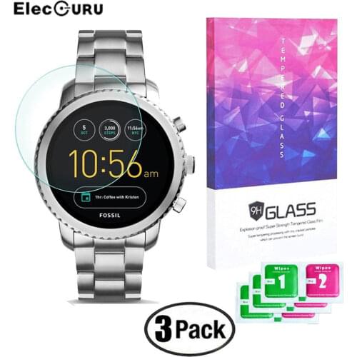 9H 2.5D Tempered Glass Film For Fossil Q Explorist Gen 3 Premium Screen Protector Bubble-free Anti Scratch Protective Glass Film