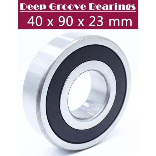 6308RS Bearing ABEC-3 (1 PCS) 40*90*23 mm Deep Groove 6308-2RS Ball Bearings 6308RZ 180308 RZ RS 6308 2RS EMQ Quality