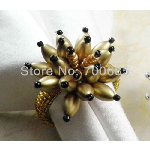 Aliexpress sold beaded wedding napkin ring