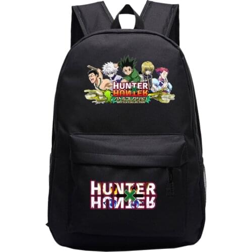 Anime HUNTER X HUNTER Print Teens Students School Book Backpack New Pattern Laptop Mochila Men Women Boys Girls Daily Rucksack
