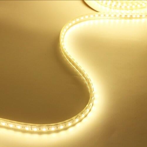 Outdoor Waterproof 24V 5050 SMD Warm White Super Bright LED Flexible Soft Lamp Strip Light