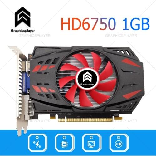 Graphics HD6750 1GB / 1024MB 128BIT GDDR5 Video Card for AMD ATI HD6700 Series