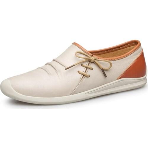 Upscale Mens Concise Flat Loafers Daily Luxury Brand Genuine Leather Casual Shoes Men Fashion Gentleman Social Business Shoes