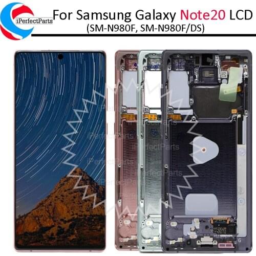 Original For Samsung Galaxy Note 20 LCD Display Touch Screen Digitizer Assembly For Samsung Note20 N980 N980F SN980F/DS Display