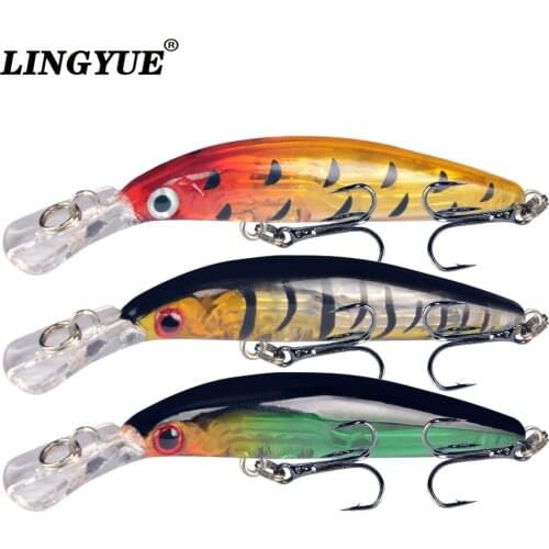 1Pcs/lot Minnow Fishing Lures 7cm 4g Hard Bait Isca Artificial 6# Hooks Fishing Tackle Japan Wobbler Crankbait