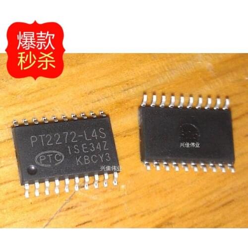 10PCS The new PT2272-L4S Receiver Decoders / latching function SOP20 package