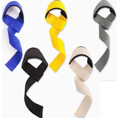 2Pcs/Pair Weightlifting Hand Pad Wrist Wraps Straps Gloves Men Women Dumbbell Weight Lifting Non-Slip Assistant Belts Accessary