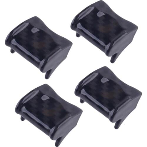 4pcs/Set Car Dashboard Switch Button Cover Trim Fit for Ford Mustang 2015 2016 2017 2018 2019 Carbon Fiber Style