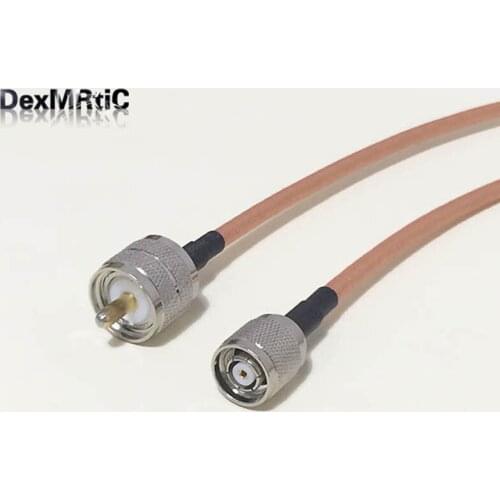 Antenne external cable RP-TNC Male Plug to UHF male PL259 pigtail cable RG142 50cm/100cm low loss wholesale price