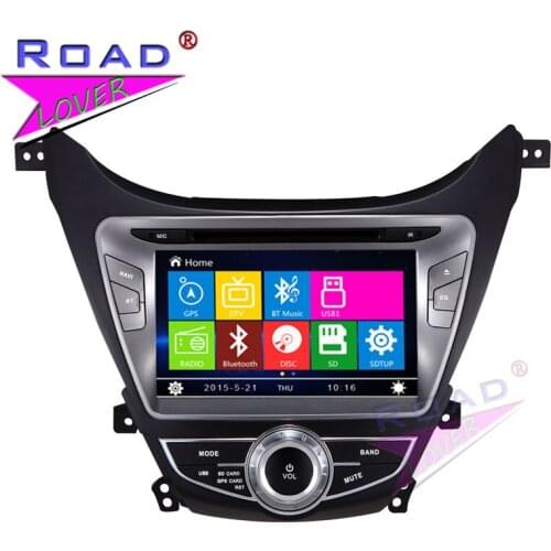 TOPNAVI Wince 6.0 2Din 8inch Car Head Unit DVD Player For Hyundai Elantra. MD 2011- Stereo GPS Navigation Auto Radio Magnitol