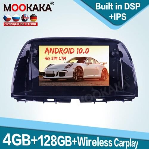128GB Carplay Android 10 Car Multimedia Player for Mazda CX-5 2018+ Auto Radio GPS Navigation Audio Stereo Head Unit DSP
