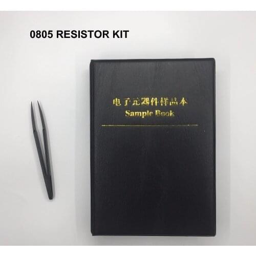 Free Shipping 8500pc 1% 0805 smd resistor kit 0805 resistor assortment sample book for resistor book 170value*50pc resistor pack