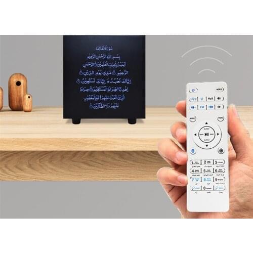 Bluetooth-compatibleSpeaker Wireless Remote LED Night Light Smart APP Control AZAN Loudspeaker with Quran Recitation Translation