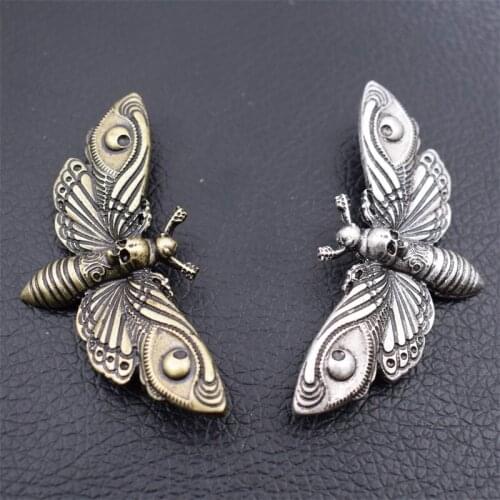12pcs DeathS Head Hawkmoth Butterfly brooches Halloween Brooches Jewelry