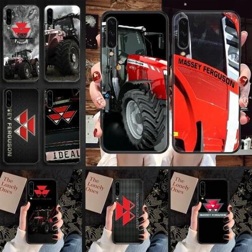 Massey Ferguson Tractors LOGO Phone case For Samsung Galaxy A 3 5 7 8 10 20 21 30 40 50 51 70 71 E S 2016 2018 4G black tpu