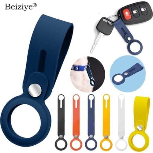 For Apple Airtags Liquid Silicone Protecter Case For Apple Tracker Locator Anti-lost Device Keychain Protecter Cover Accessories
