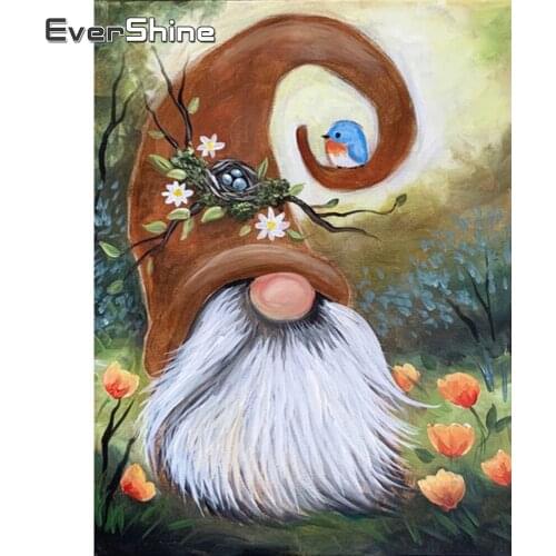 EverShine Diamond Painting Full Square Santa Claus Diamond Embroidery Cartoon Cross Stitch Mosaic Art Kits Picture Rhinestones
