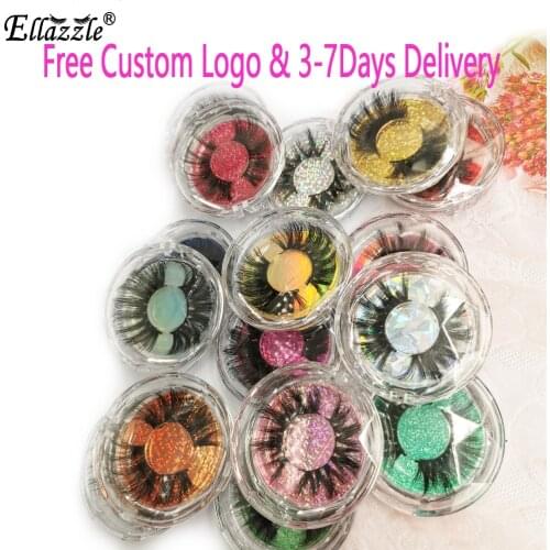 Fedex DHL Shipping 25mm Lashes 5D Mink Eyelashes Wholesale 3D Mink Lashes Handmade Dramatic Mink Lashes Makeup Free Custom Logo