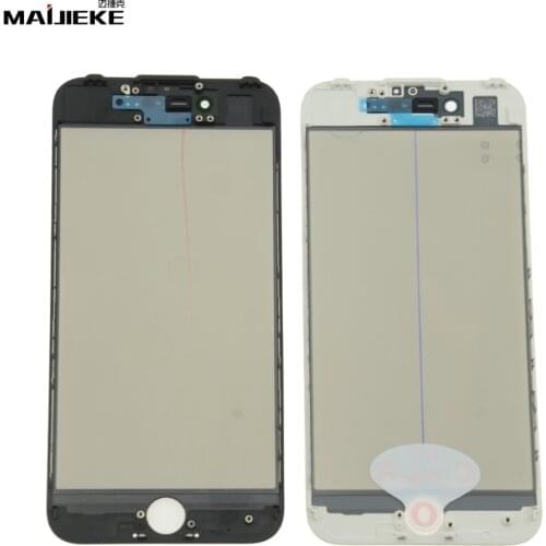 6PCS Ori Cold Press 4 in1 Screen Front Glass Lens with OCA Polarizer For iPhone 8 plus 7 6s plus 5s LCD Screen Glass Replacement