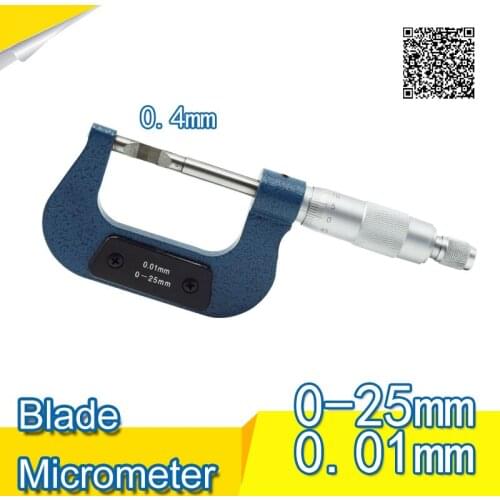 LAN&M 0-25 mm Blade Micrometer, blade 0.4mm micrometer external micrometer