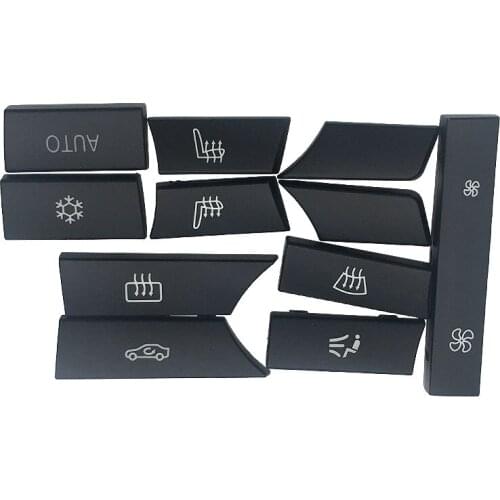 F18 Auto Air Conditioning Key Repair Kit Key Cap Plastic 1 set of 11 Buttons for BMW 5 series F18 F07 F10 F11 OEM 61319313922