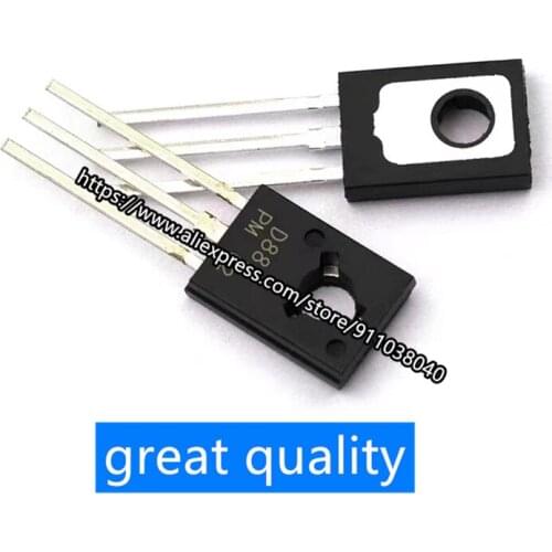 20pcs/lot New 2SD772/D772 2SD882 2SD882P NPN transistor straight plug TO-126