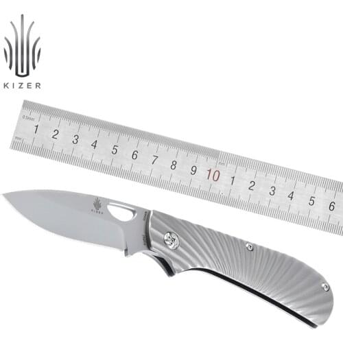 Kizer survival knife tactical Zipslip Ki3507 mini folding pocket knife high hardness s35vn steel blade small bushcraft edc tool