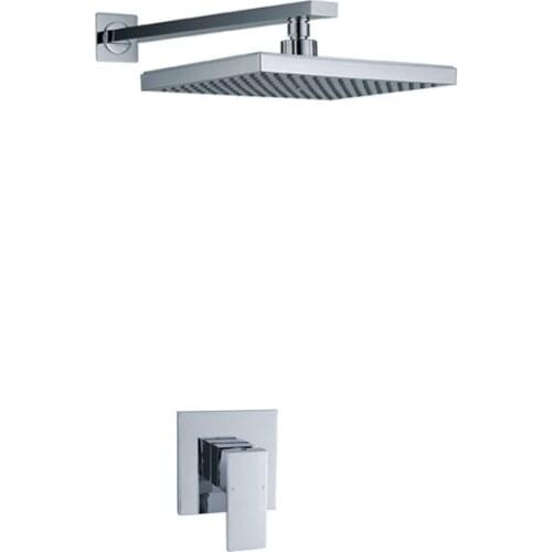 2021 Wholesale Brass Bathroom Shower Faucets Lanos Rain Shower Set Bath Mixer