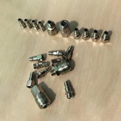 10pcs European Form coupling quick connector coupler quick coupler pneumatic fitting compressor pump system Pneumatic coupling