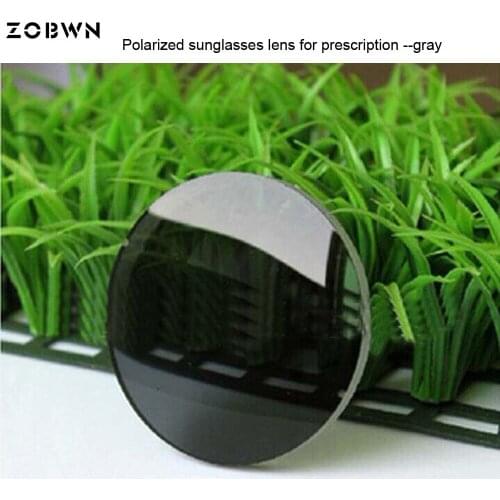 Polarized sunglasses prescription lens for myopia presbyopia eyeglasses reading lens index 1.61,1.67 uv400 gray brown Reflective