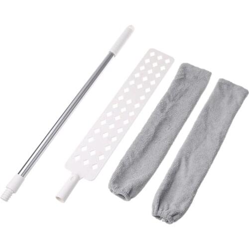 Bedside Dust Brush Flexible Long Handle Mop Household Bed Bottom Clean Fur Hair Sweeping Dusty Microfibre Duster