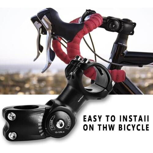 Brandnew Wake Bikes Adjustable Handlebar Stem Cycling Accessories For Mountain Bike Black Definitely An Useful Gift For Cyclists