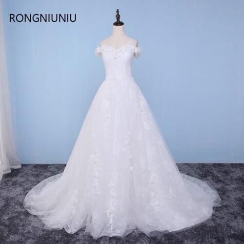 RONGNIUNIU Wedding Dresses With A Train
