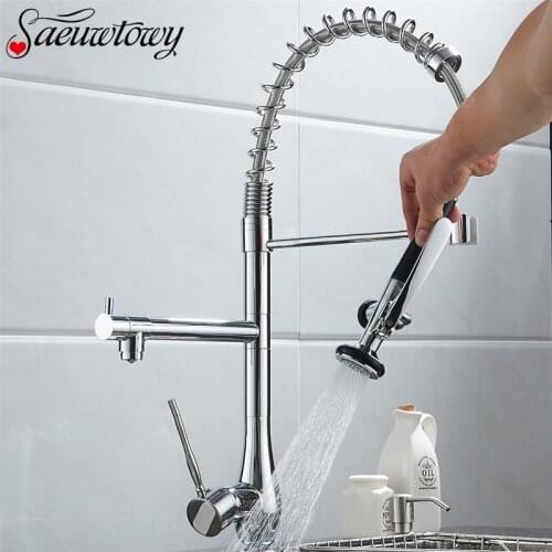 Saeuwtowy Pull-out Kitchen Faucets