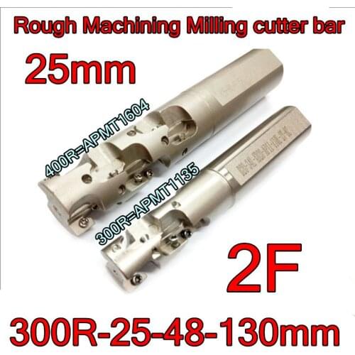 TAP300R-25-25-48-130mm-2T Rough Machining CNC End Mil bar processing length 48mm Install APMT1135 Carbide insert