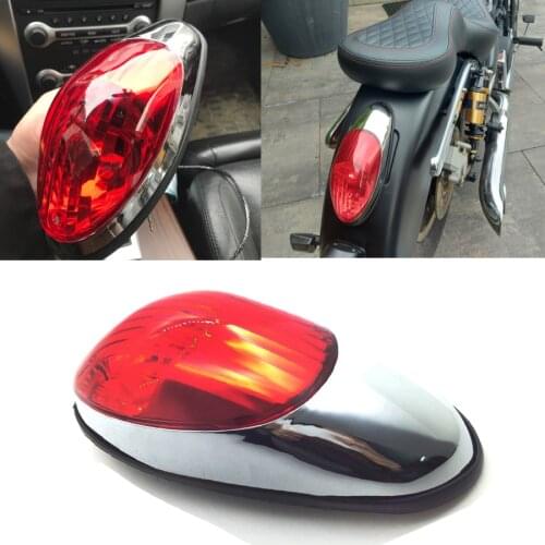 Universal Motorcycle Rear Light Integrated Running Lamp Motorbike Stop Indicator For Yamaha Virago Honda VLX 400 Kawasaki VN900