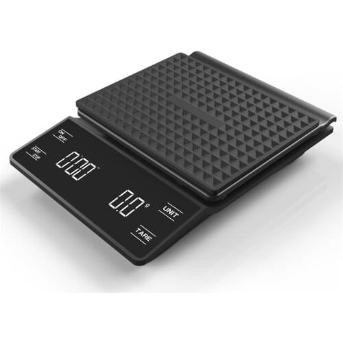 Kitchen Scales Precision Electronic Scales with Timer Smart Digital Coffee Scale Portable Household Food Scale with Pad 3KG/0.1g