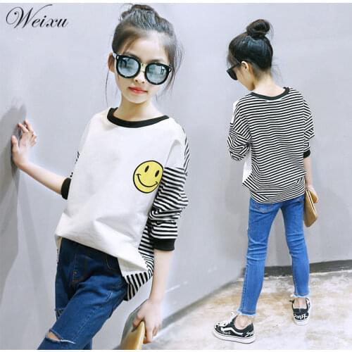 WEIXU Long Sleeve Shirts For Girls