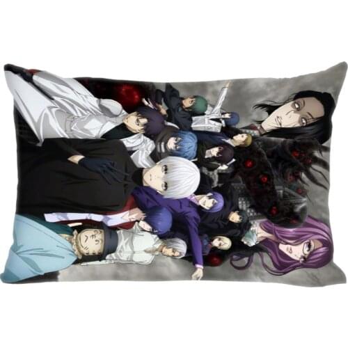 Rectangle Pillow Cases Hot Sale Best High Quality Tokyo Ghouls Pillow Cover Home Textiles Decorative Double Sided Pillowcase